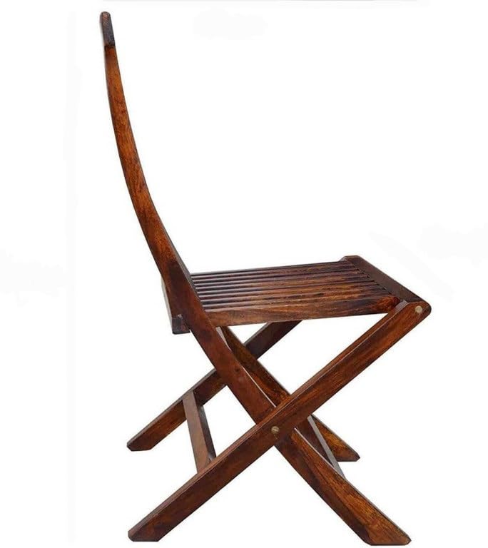 Bhagwati Art Sheesham Wood Foldable Chair for Balcony & Garden – view 4