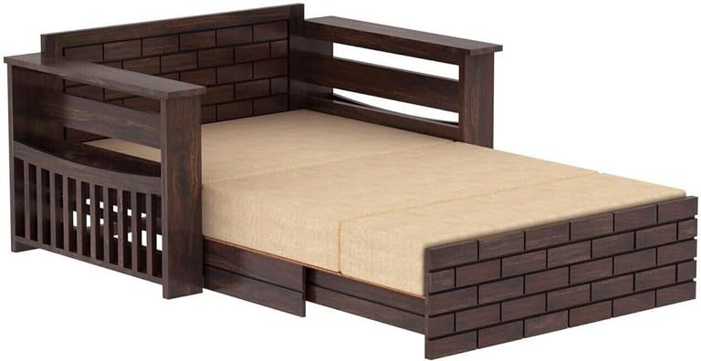 Bhagwati Art Sheesham Wood Sofa Cum Bed with Storage – Full ENT Design – view 12