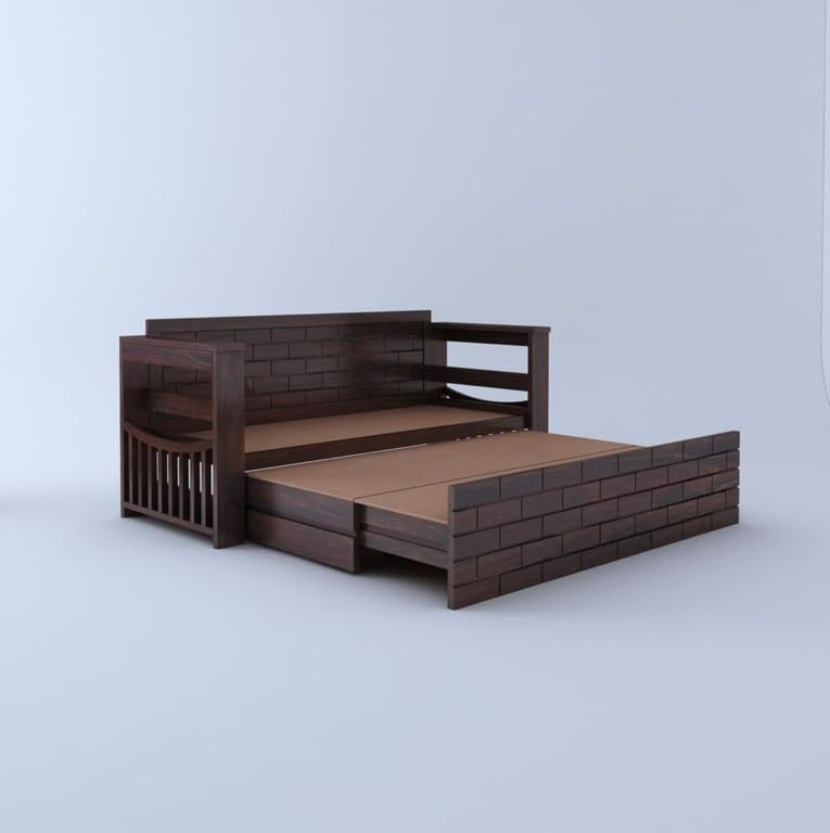 Bhagwati Art Sheesham Wood Sofa Cum Bed with Storage – Full ENT Design – view 31