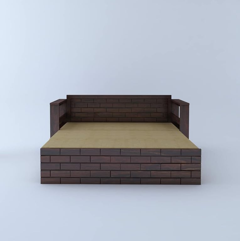 Bhagwati Art Sheesham Wood Sofa Cum Bed with Storage – Full ENT Design – view 30