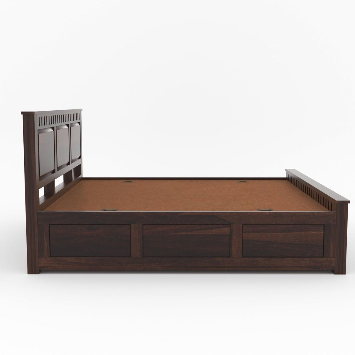 Bhagwati Art Sheesham Wood Bed with Box Storage – Kuber 3 Dalla Design – view 6