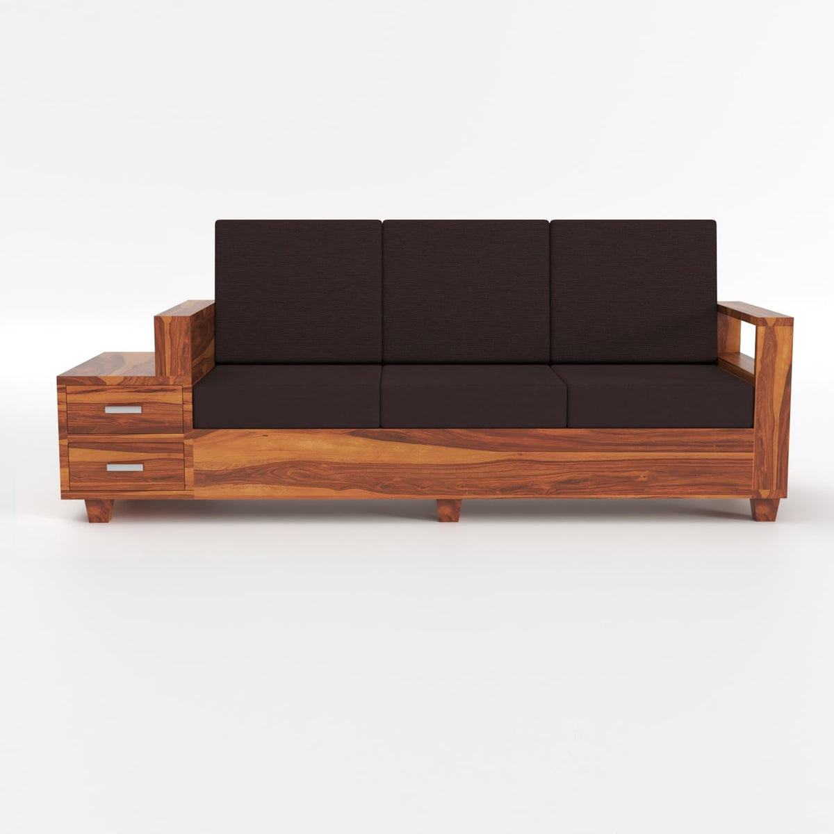 Bhagwati Art Sheesham Wood 7 Seater Sofa Set with Drawer Storage – view 13