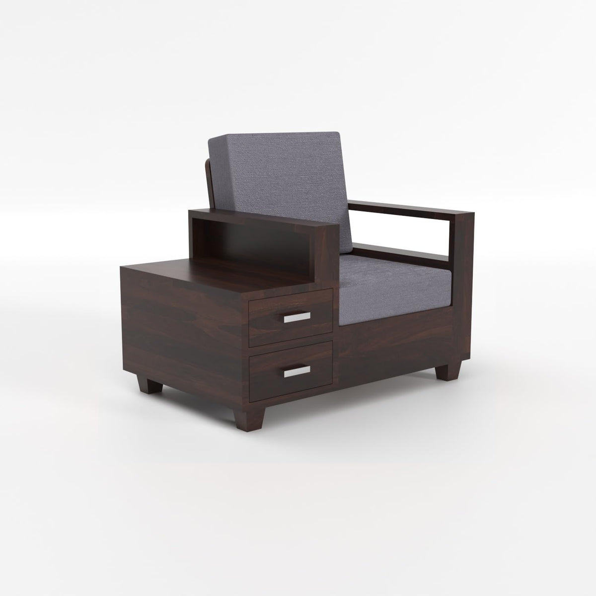 Bhagwati Art Sheesham Wood 5 Seater Sofa Set with Drawer Storage – view 39