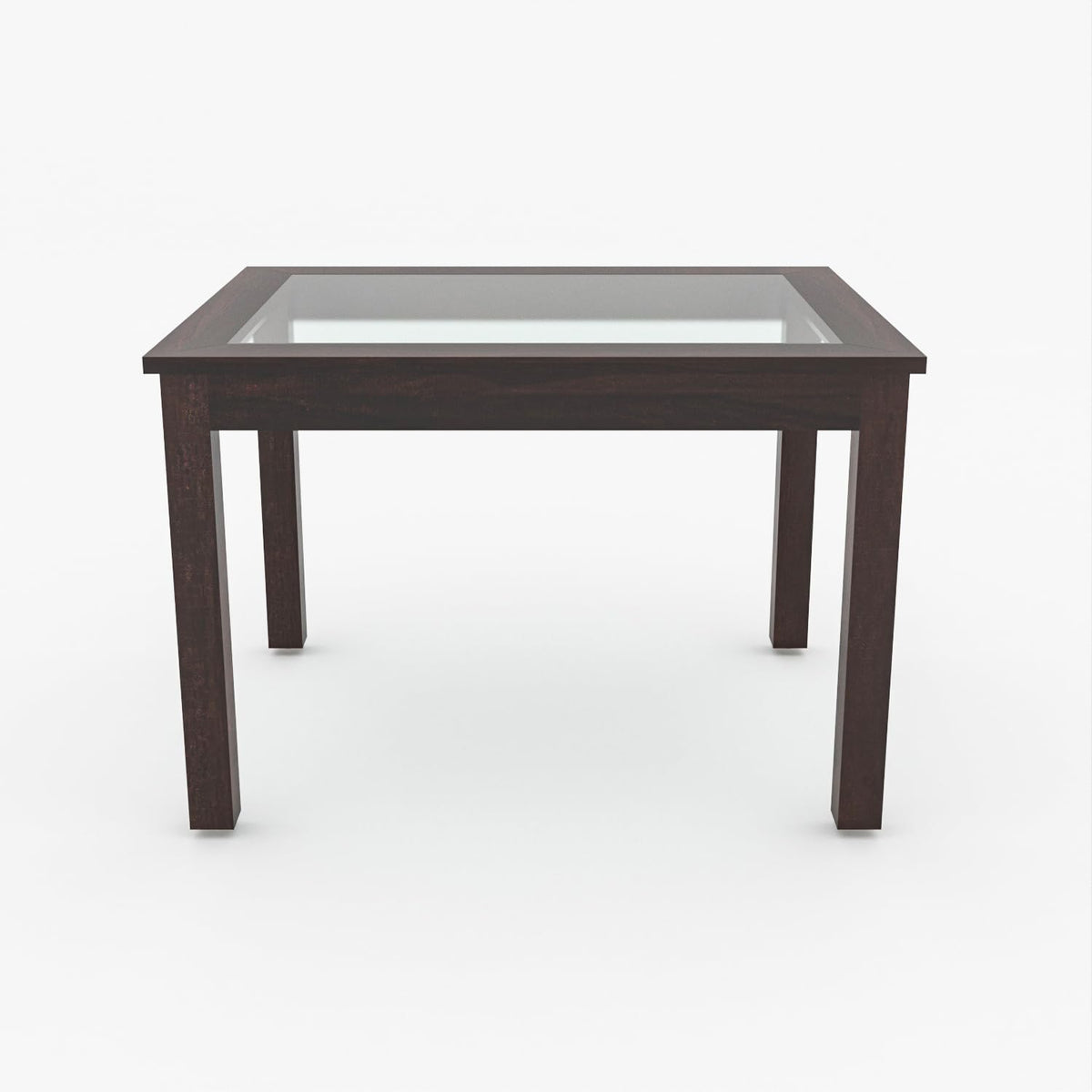 Bhagwati Art Sheesham Wood Dining Set with Glass Top – Plain Design – view 15