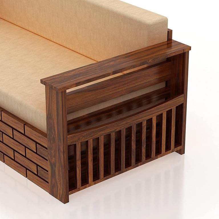 Bhagwati Art Sheesham Wood Sofa Cum Bed with Storage – ENT Design – view 23