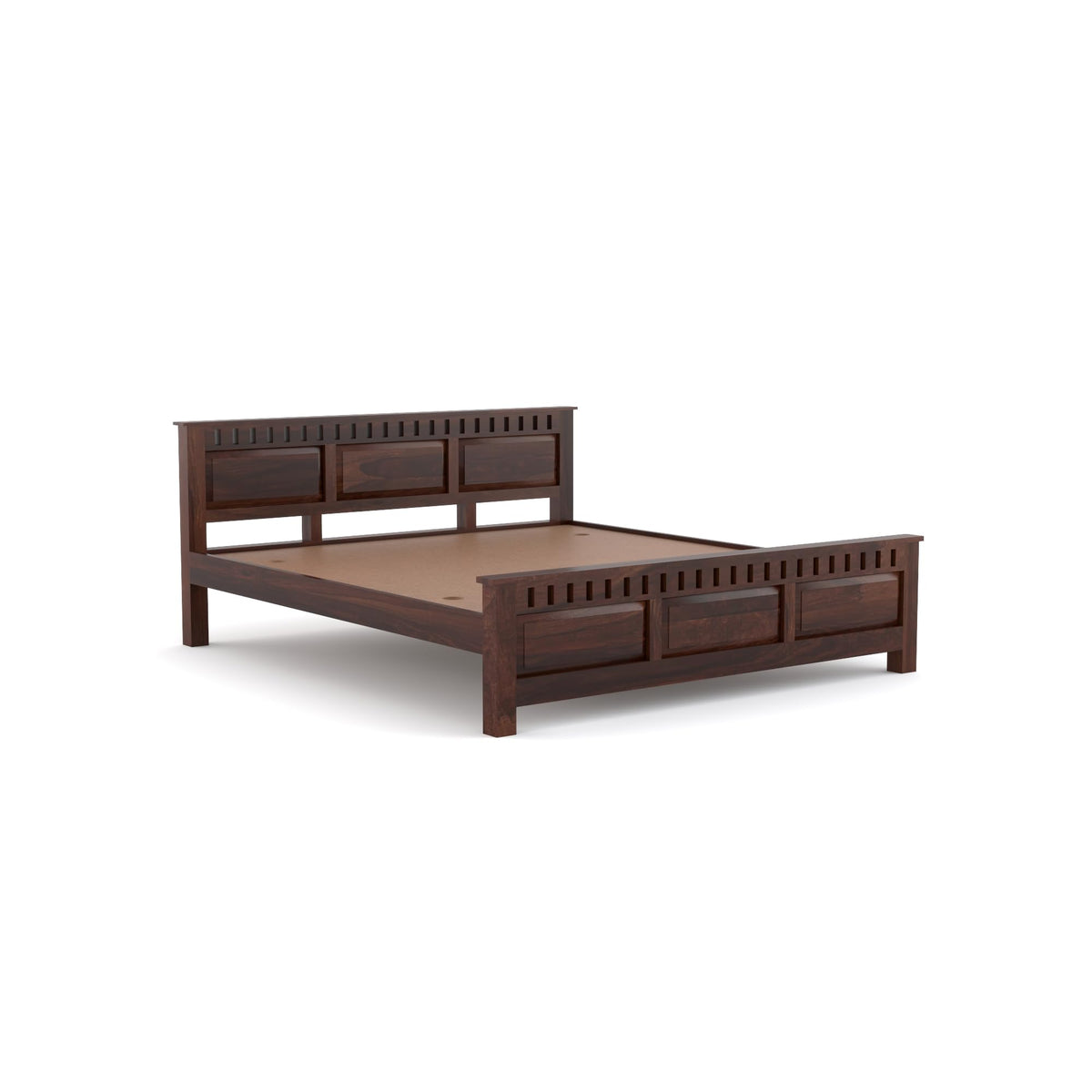 Bhagwati Art Sheesham Wood Bed without Storage – Kuber Design – view 16