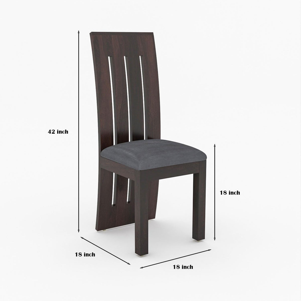 Bhagwati Art Sheesham Wood Dining Set with Poster Chairs – Round Design – view 3