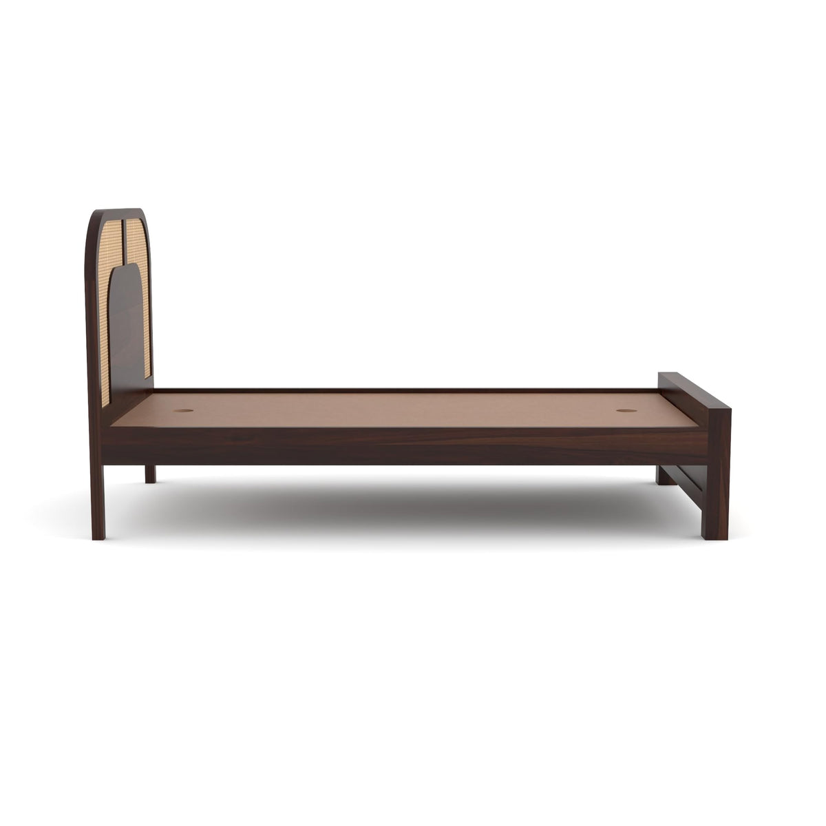 Bhagwati Art Sheesham Single Bed without Storage – 5 Jali Rattan Cane – view 13