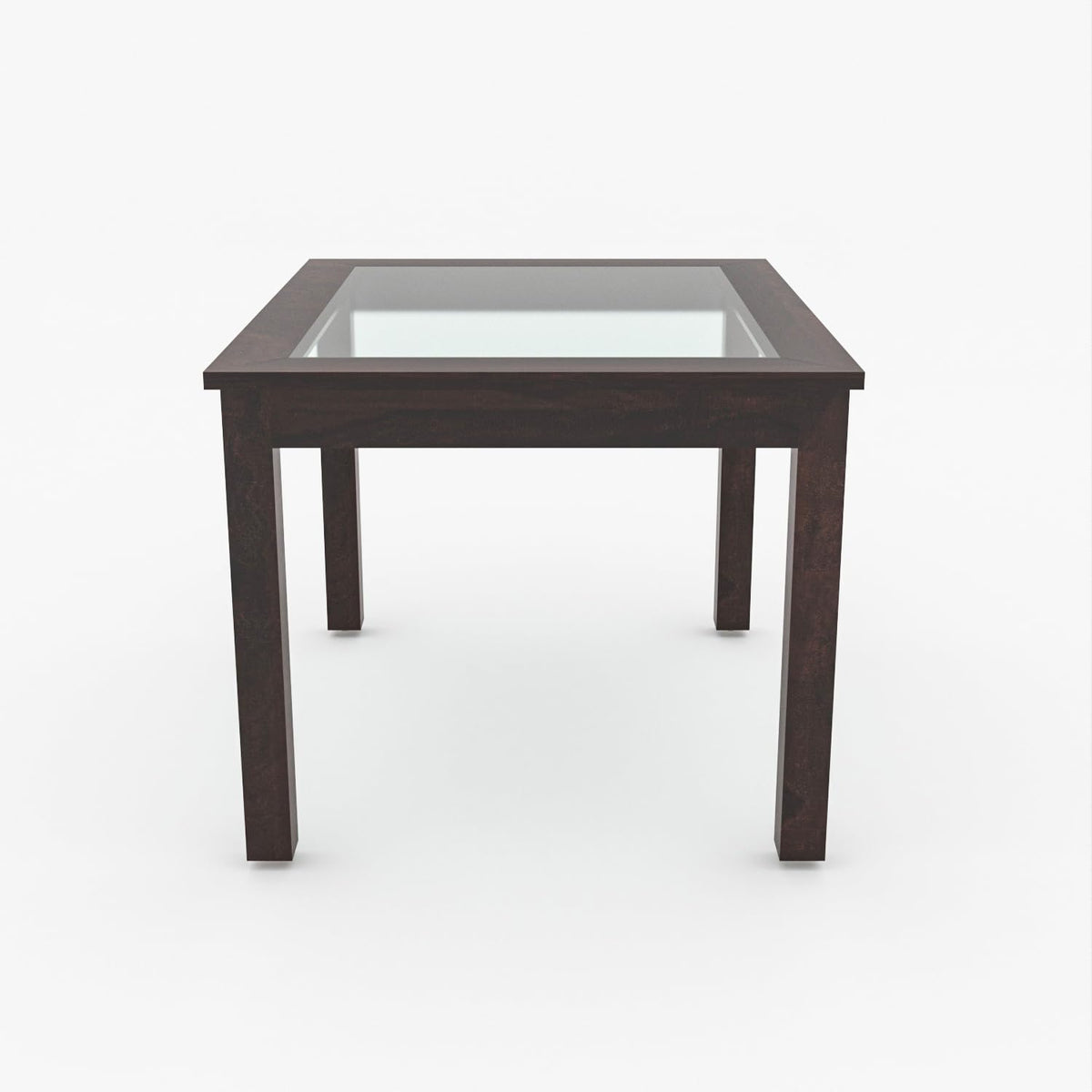 Bhagwati Art Sheesham Wood Dining Set with Glass Top – Plain Design – view 13