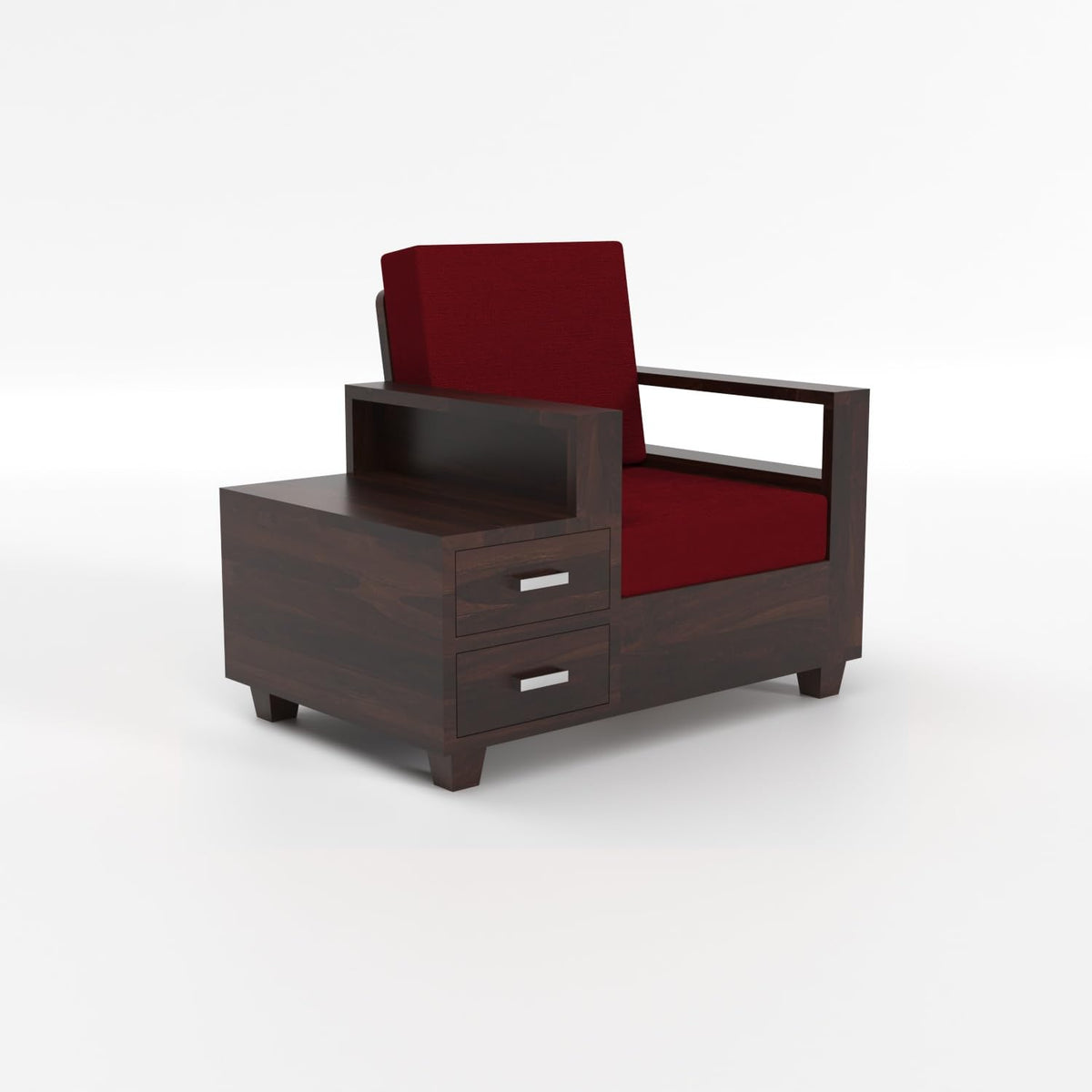 Bhagwati Art Sheesham Wood 5 Seater Sofa Set with Drawer Storage – view 47