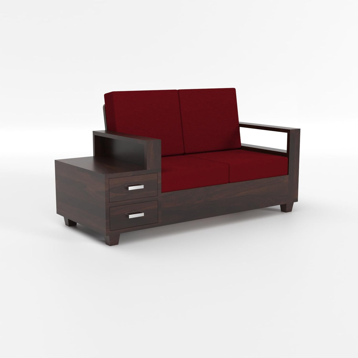 Bhagwati Art Sheesham Wood 7 Seater Sofa Set with Drawer Storage – view 48