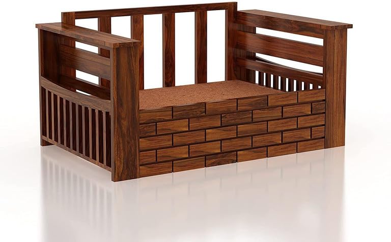 Bhagwati Art Sheesham Wood Sofa Cum Bed with Storage – ENT Design – view 6