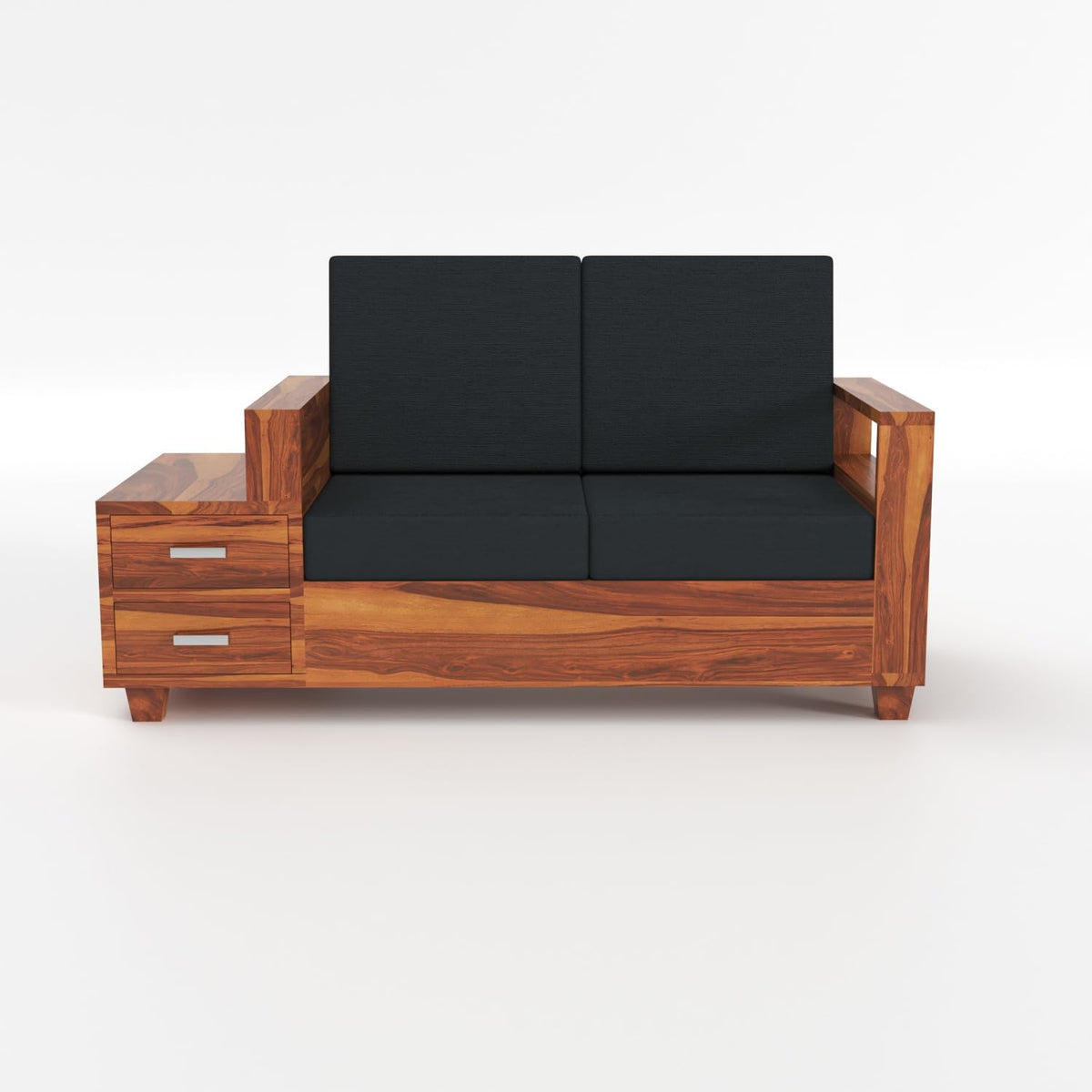 Bhagwati Art Sheesham Wood 7 Seater Sofa Set with Drawer Storage – view 7