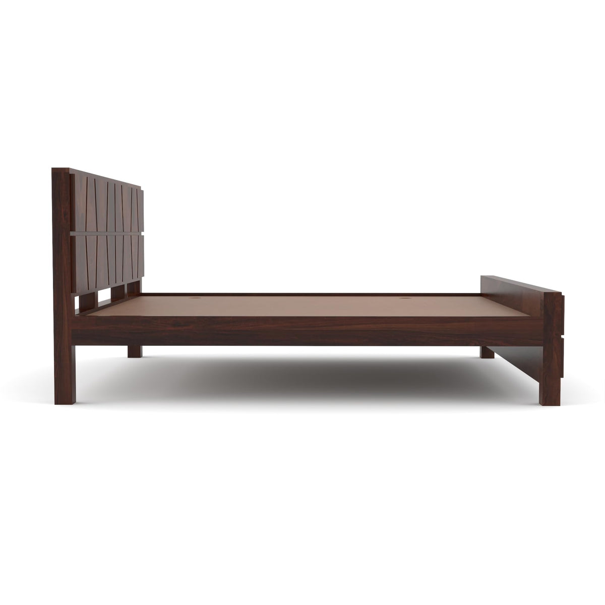 Bhagwati Art Sheesham Wood Bed without Storage – Zigzag Design – view 15