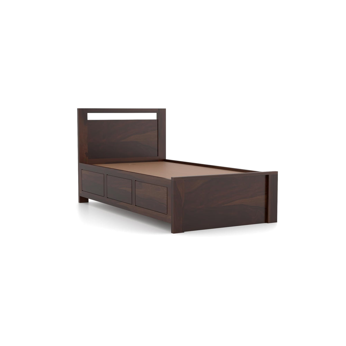 Bhagwati Art Sheesham Wood Single Bed with Hydraulic Storage – Modern – view 16