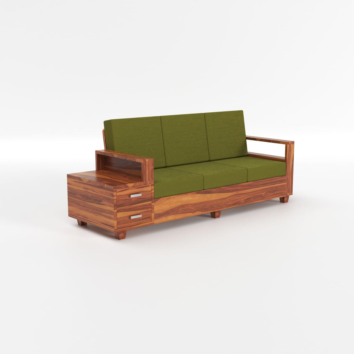 Bhagwati Art Sheesham Wood 7 Seater Sofa Set with Drawer Storage – view 22