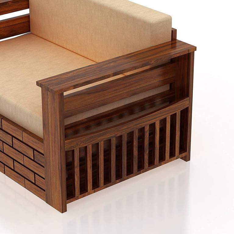 Bhagwati Art Sheesham Wood Sofa Cum Bed with Storage – ENT Design – view 7