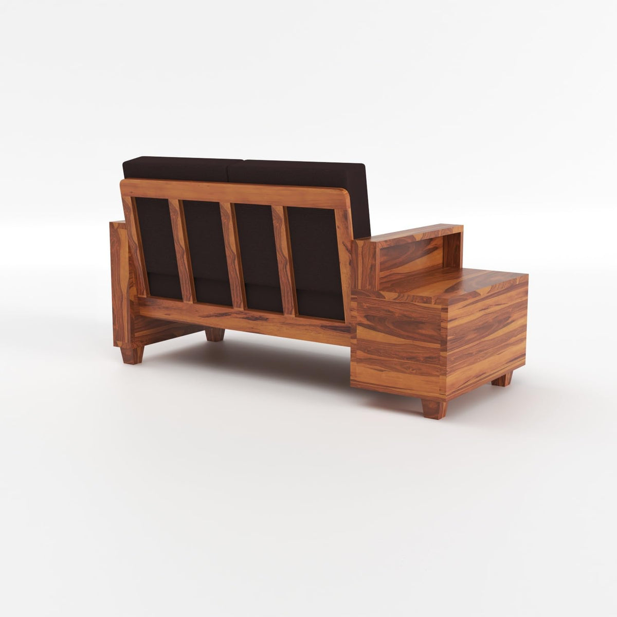 Bhagwati Art Sheesham Wood 4 Seater Sofa Set with Drawer Storage – view 12