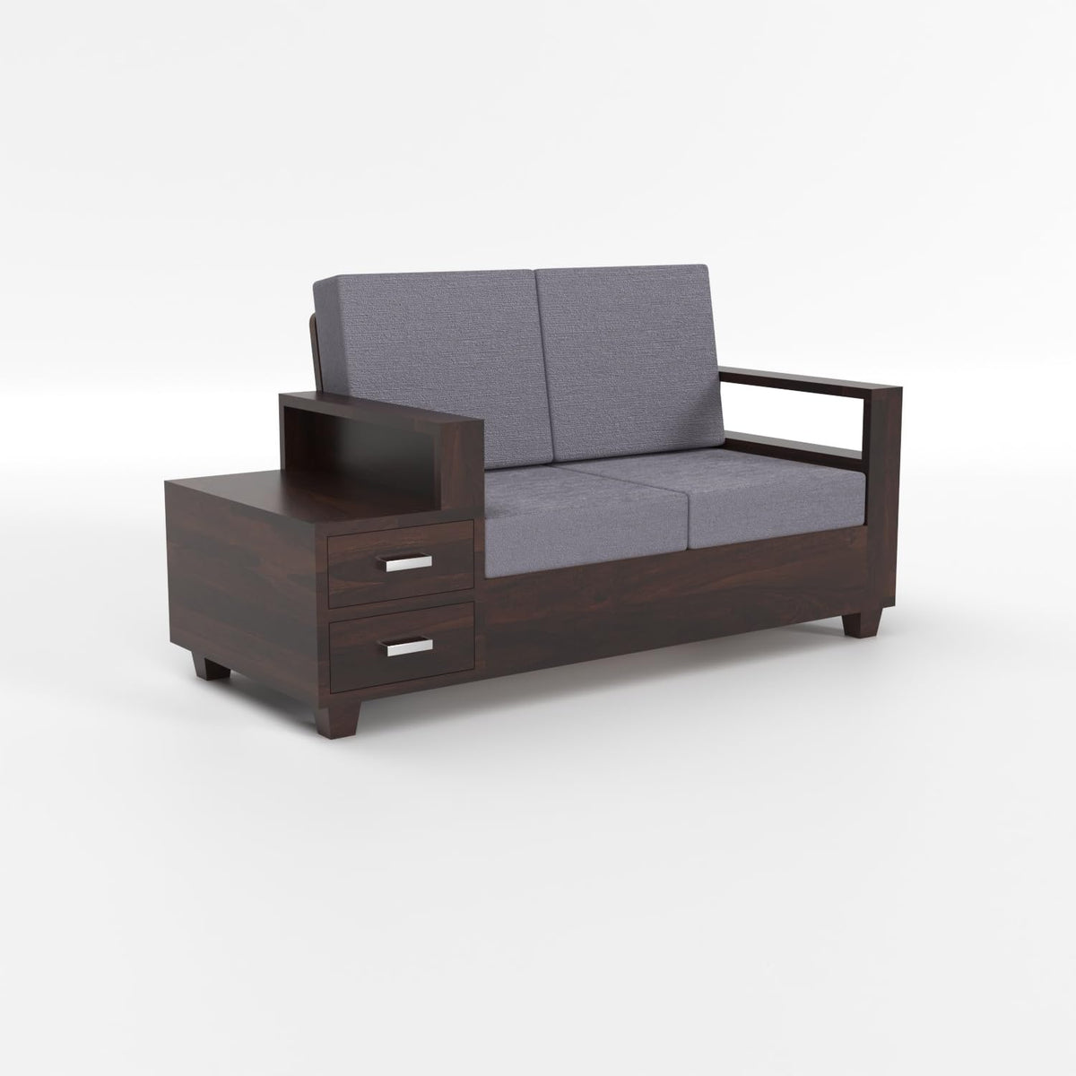 Bhagwati Art Sheesham Wood 7 Seater Sofa Set with Drawer Storage – view 38