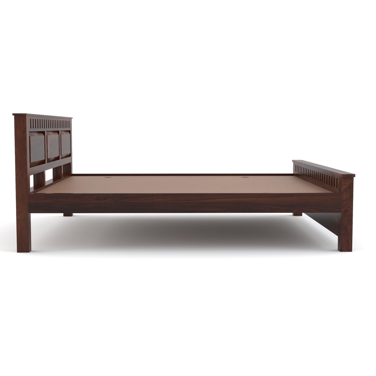 Bhagwati Art Sheesham Wood Bed without Storage – Kuber Design – view 15