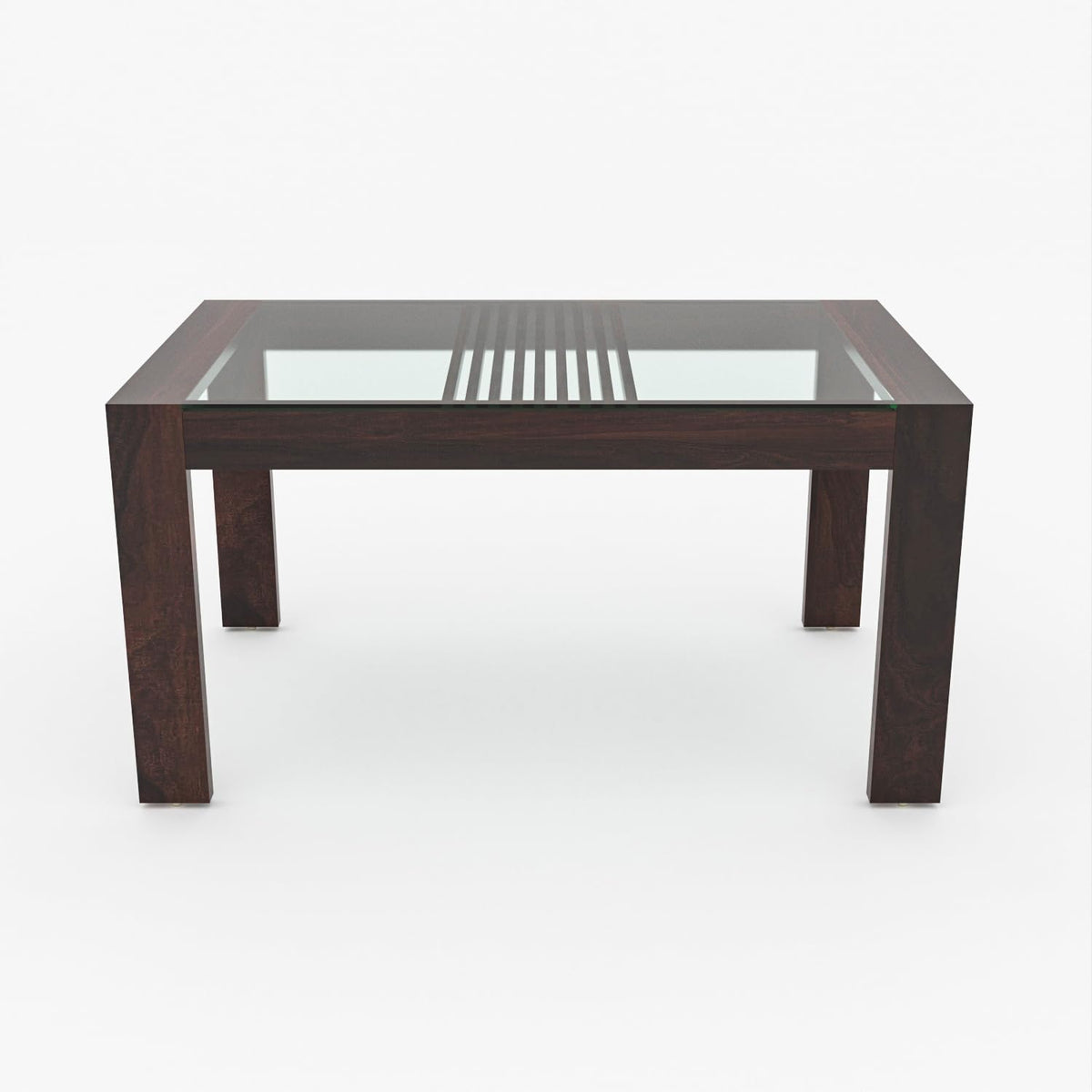 Bhagwati Art Sheesham Wood Dining Set with Urban Glass Top – Classic – view 13
