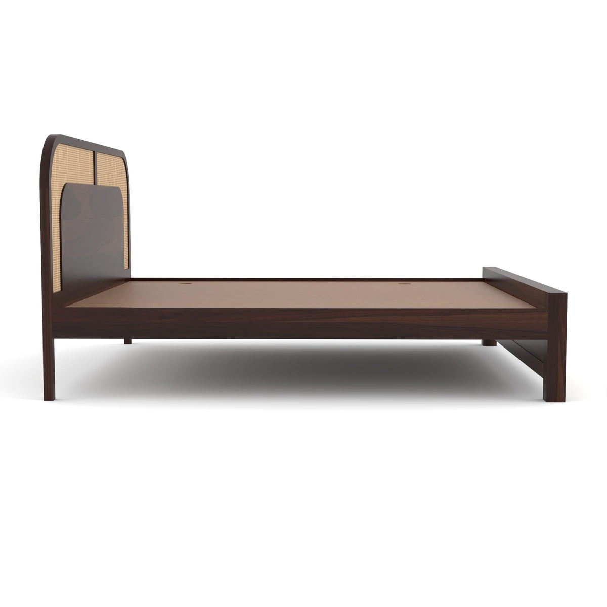 Bhagwati Art Sheesham Wood Bed without Storage – 5 Jali Rattan Cane – view 12