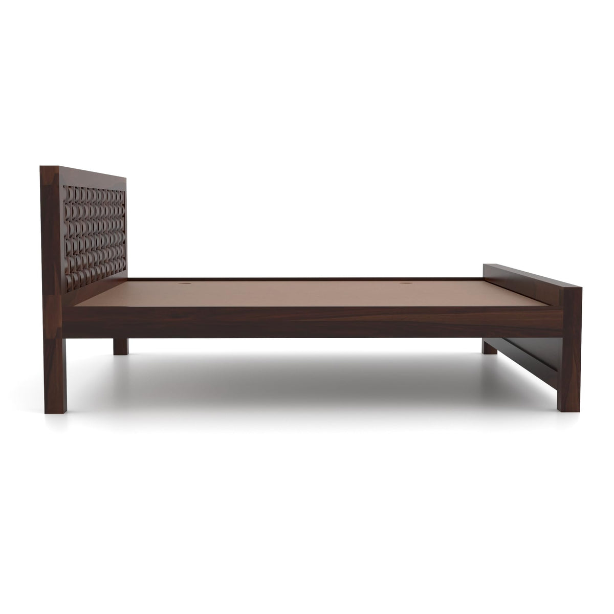 Bhagwati Art Sheesham Wood Bed without Storage – Niwar Design – view 13