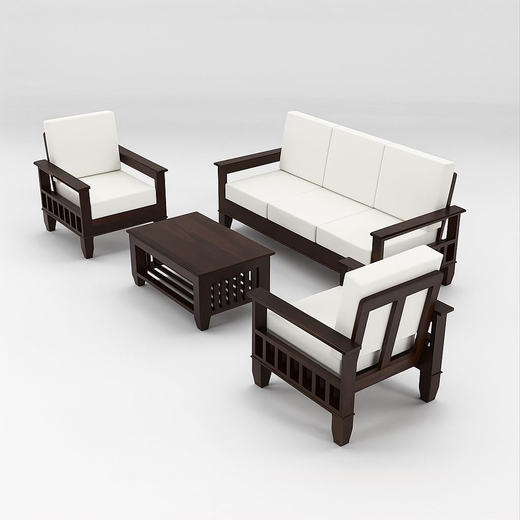 Bhagwati Art Sheesham Wood 5 Seater Sofa Set – Classic Design – view 52