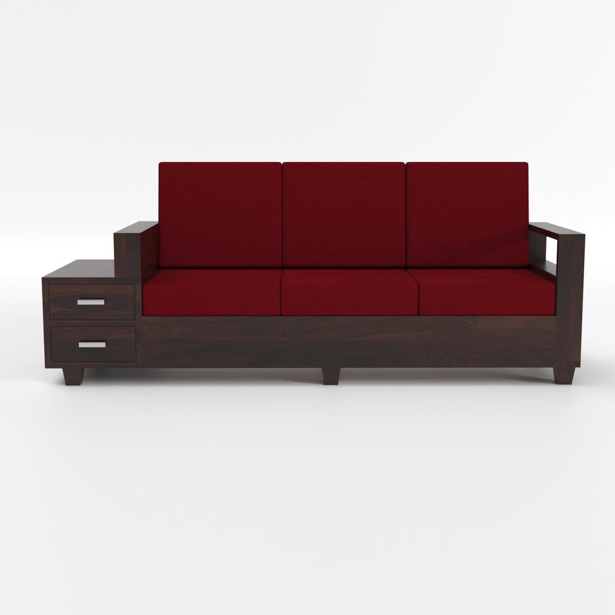 Bhagwati Art Sheesham Wood 7 Seater Sofa Set with Drawer Storage – view 45