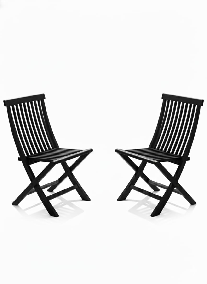 Bhagwati Art Sheesham Wood Foldable 2 Seater Table & Chair Set – view 4