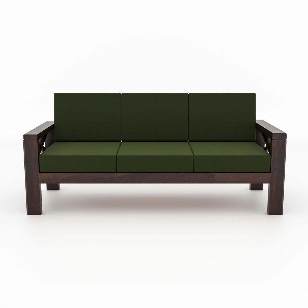 Bhagwati Art Sheesham Wood 7 Seater Sofa Set with X Design Armrests – view 22