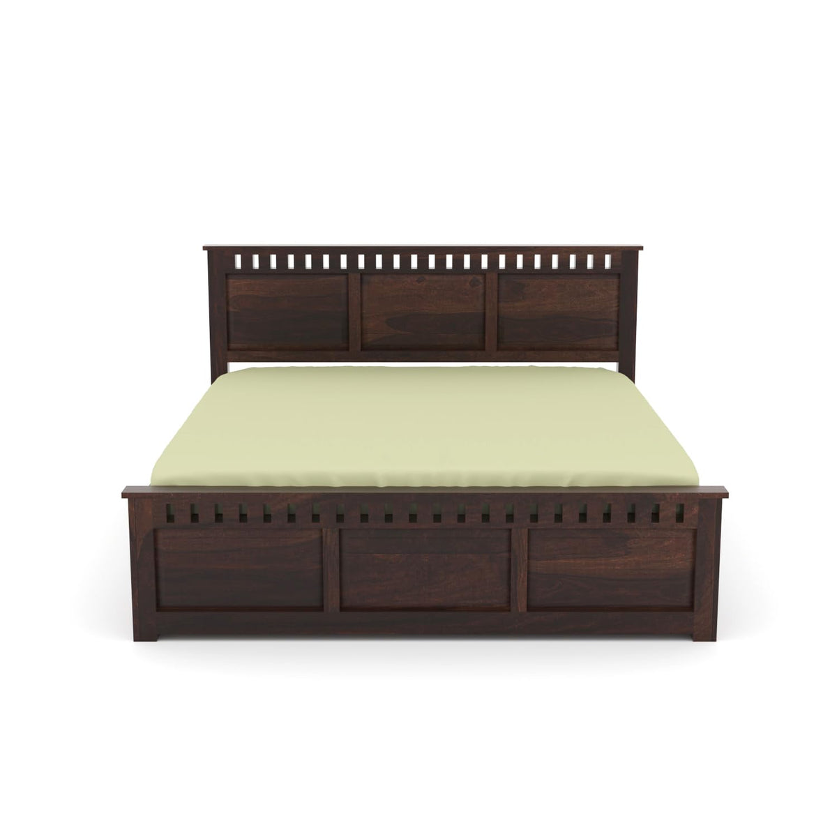 Bhagwati Art Sheesham Wood Bed with Box Storage – Kuber 3 Dalla Design – view 4