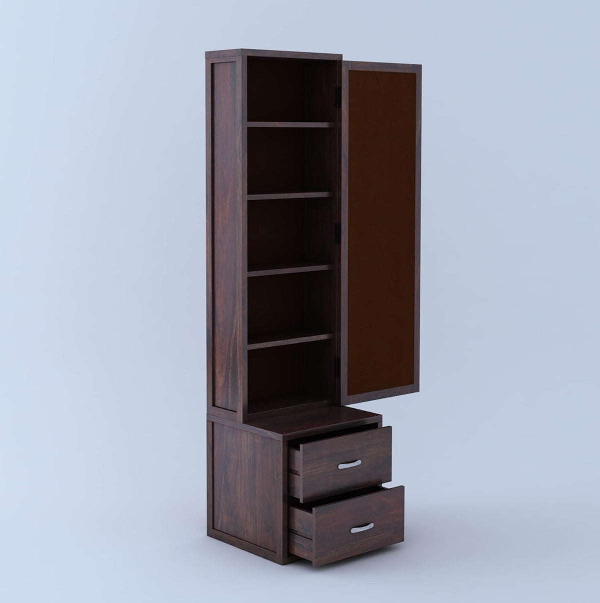 Bhagwati Art Sheesham Wood Dressing Table with Mirror – Classic Design – view 5