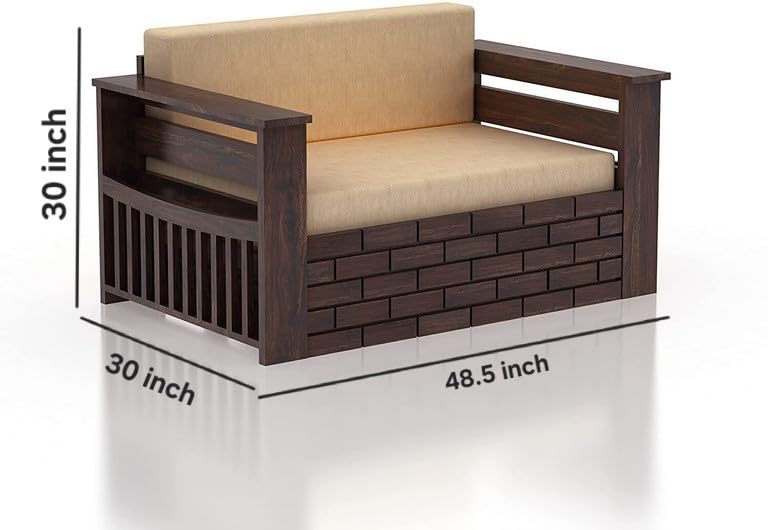 Bhagwati Art Sheesham Wood Sofa Cum Bed with Storage – ENT Design – view 11