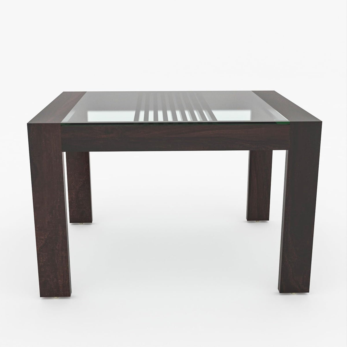 Bhagwati Art Sheesham Wood Dining Set with Glass Top – Classic Design – view 15