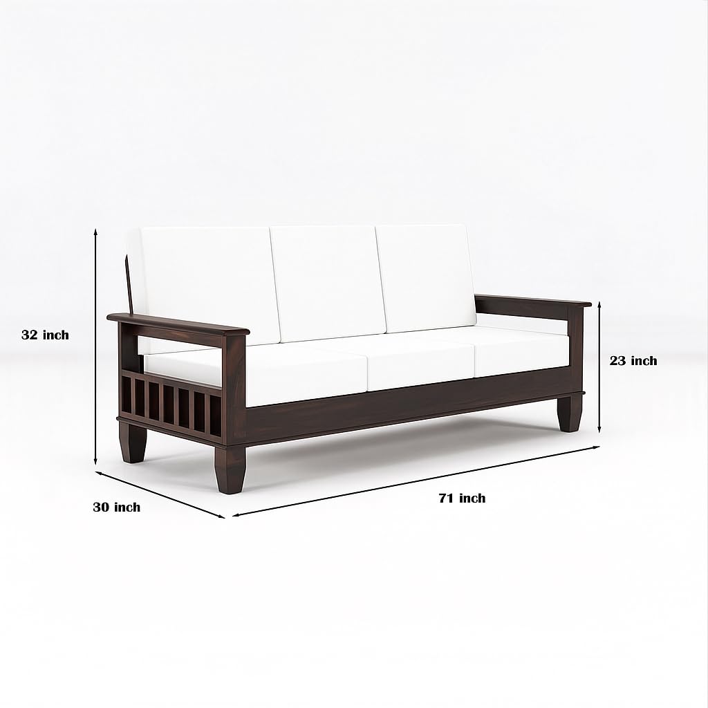 Bhagwati Art Sheesham Wood 5 Seater Sofa Set – Classic Design – view 49