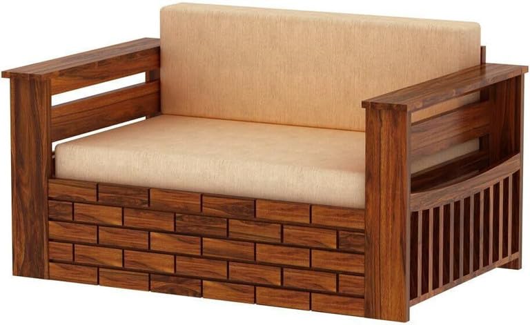 Bhagwati Art Sheesham Wood Sofa Cum Bed with Storage – Full ENT Design – view 8