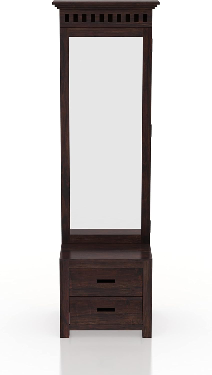 Bhagwati Art Sheesham Wood Dressing Table with Mirror – Armania Design – view 8