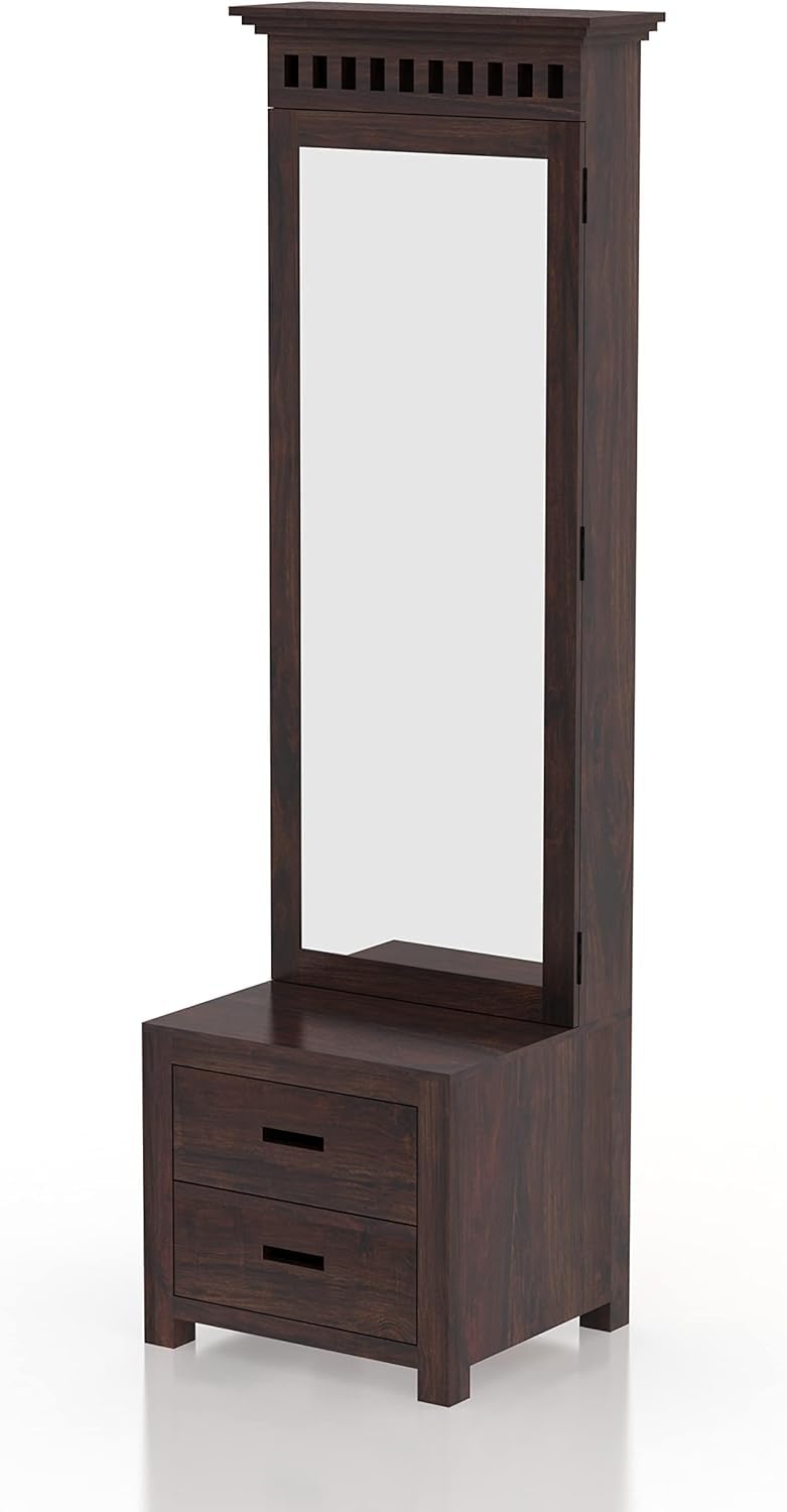 Bhagwati Art Sheesham Wood Dressing Table with Mirror – Armania Design – view 6