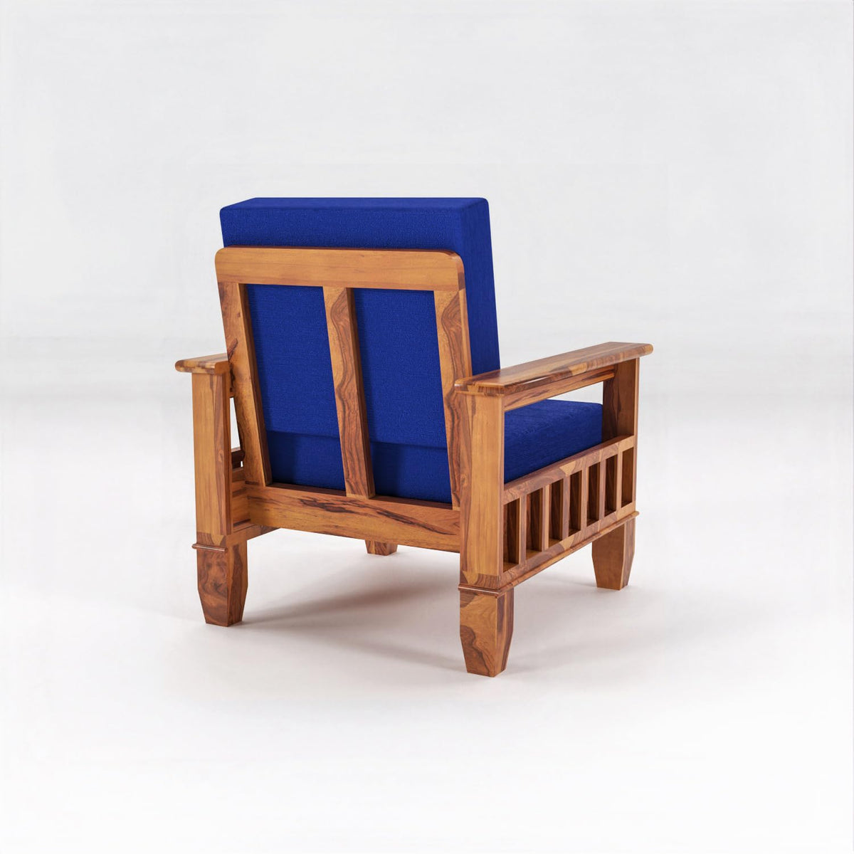 Bhagwati Art Sheesham Wood 1 Seater Sofa – Classic Design – view 5