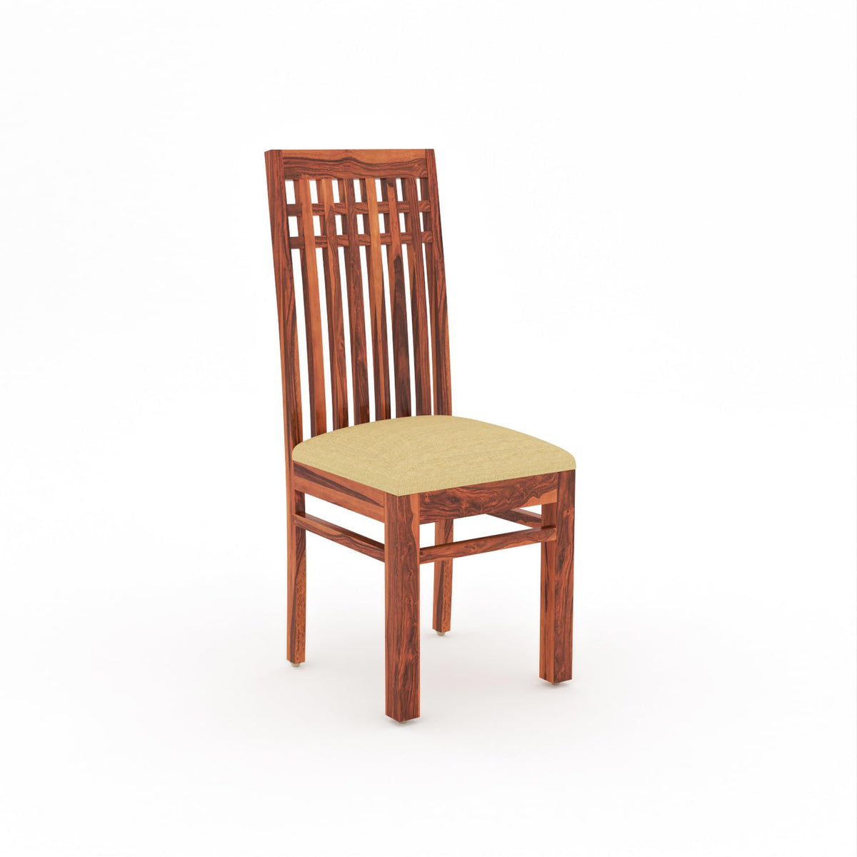 Bhagwati Art Sheesham Wood Dining Set with High Back Chairs – Plain – view 8