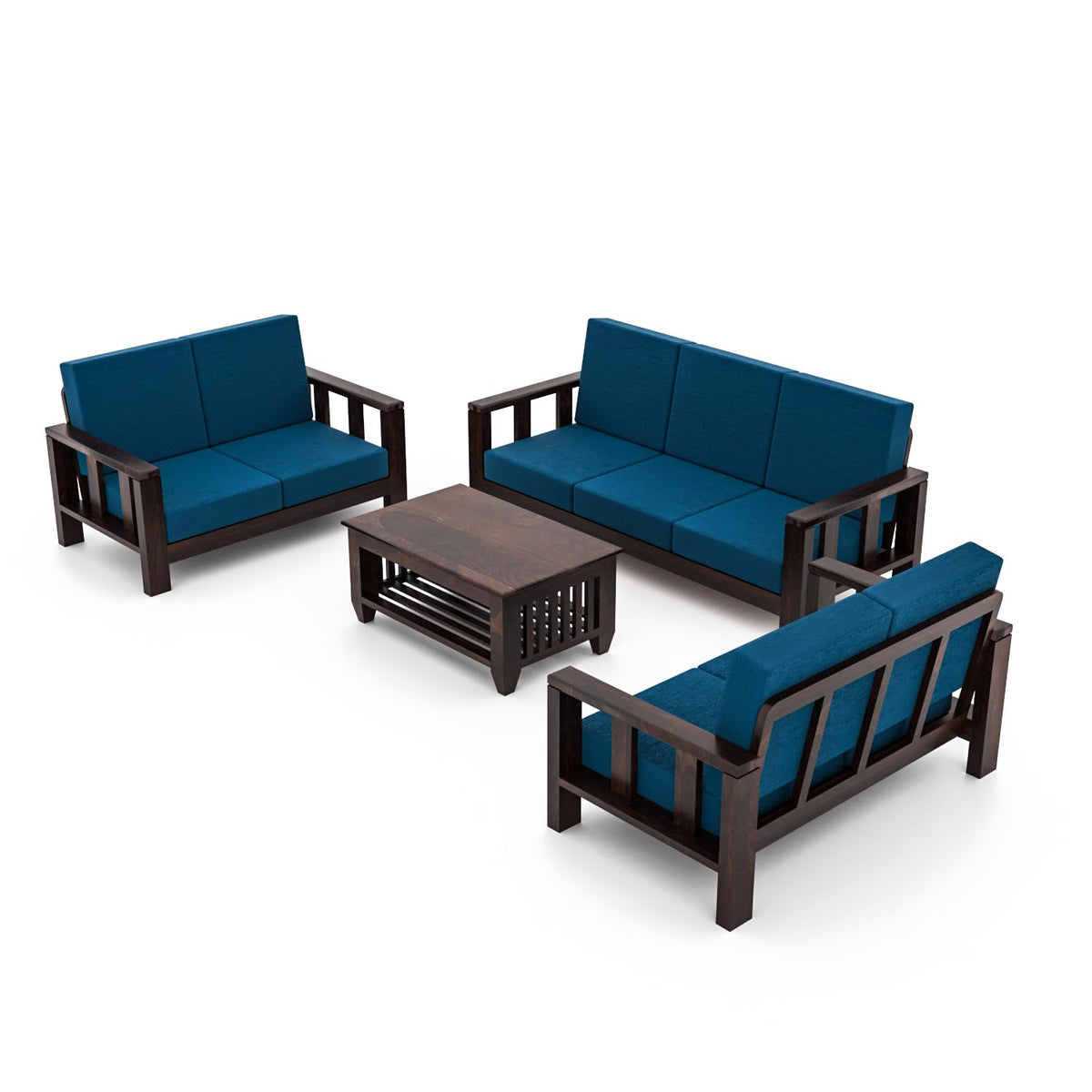 Bhagwati Art Sheesham Wood 7 Seater Sofa Set – Lounge Design – view 12