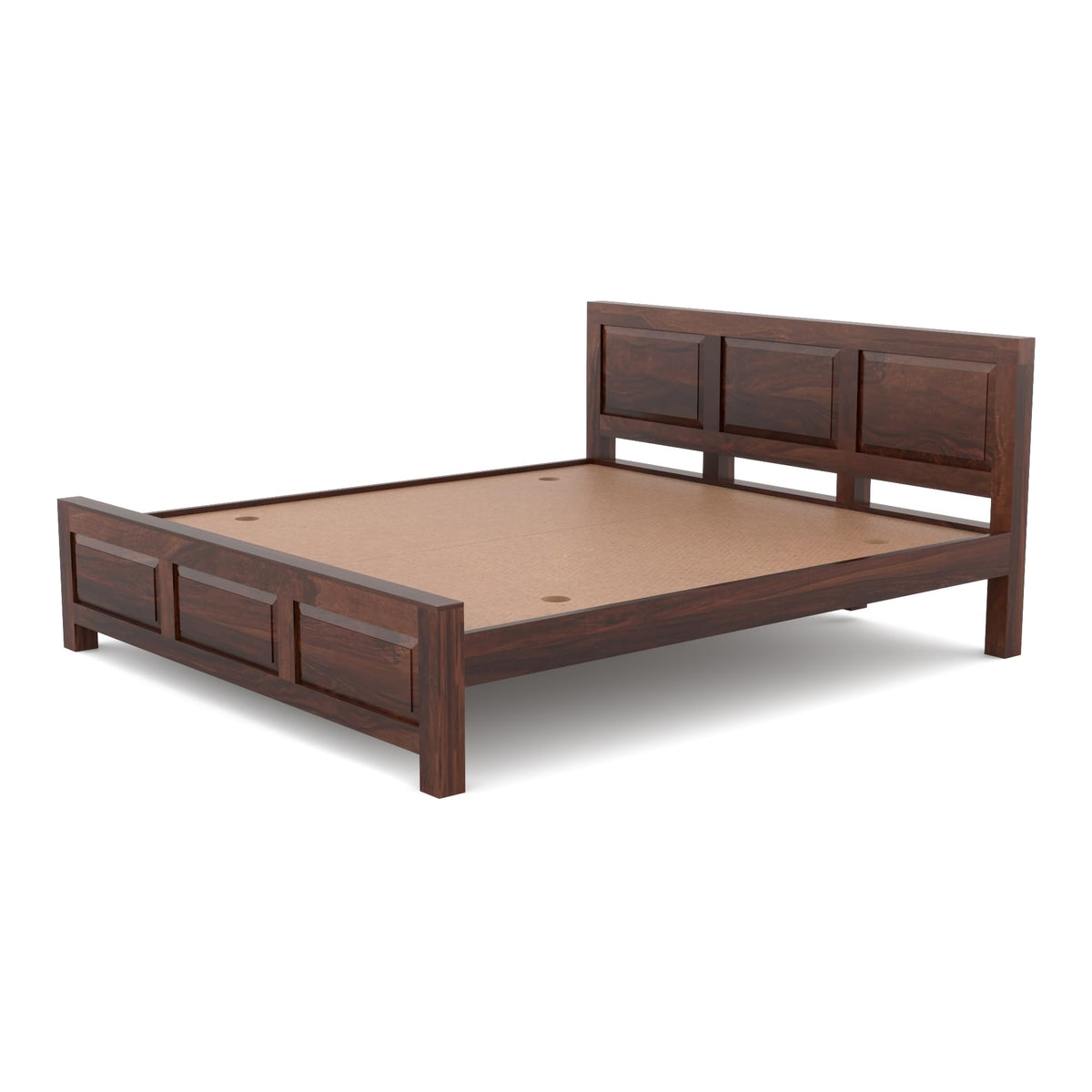 Bhagwati Art Sheesham Wood Bed without Storage – 3 Dalla Design – view 14