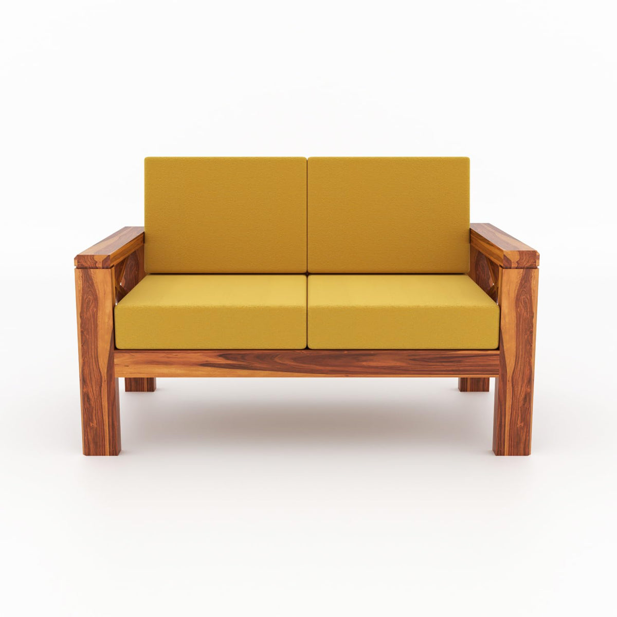 Bhagwati Art Sheesham Wood 7 Seater Sofa Set with X Design Armrests – view 51