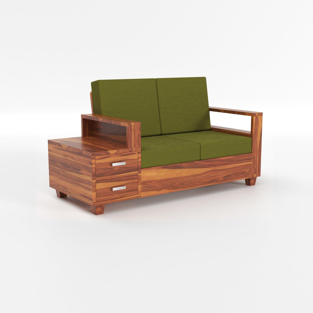 Bhagwati Art Sheesham Wood 7 Seater Sofa Set with Drawer Storage – view 24