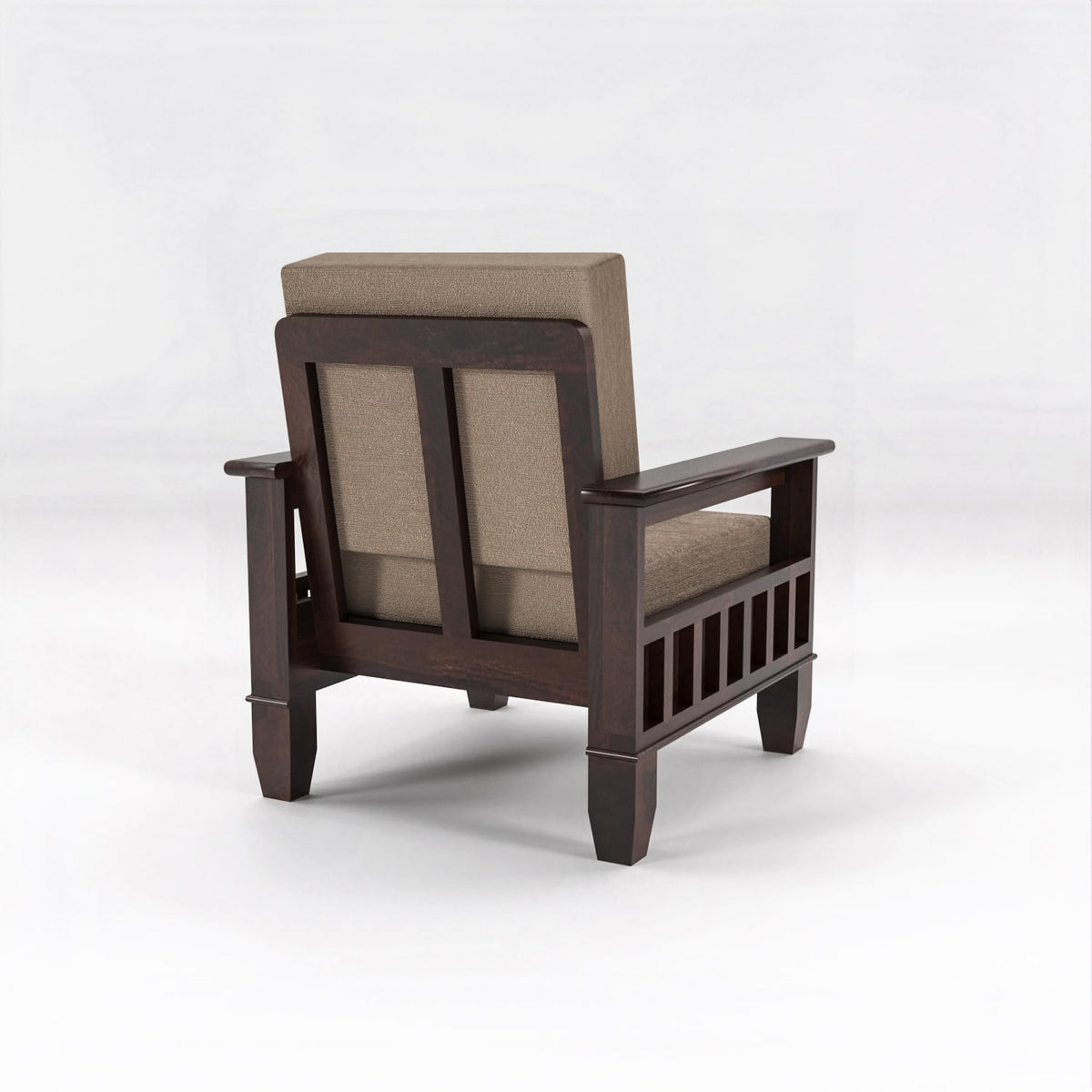 Bhagwati Art Sheesham Wood 1 Seater Sofa – Classic Design – view 25