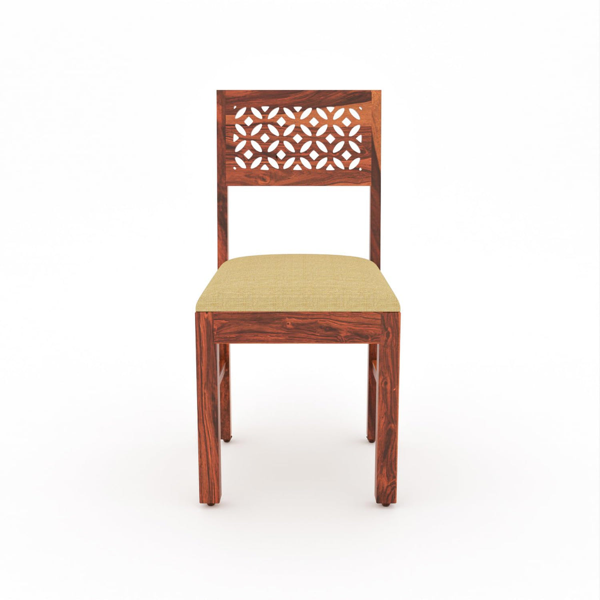 Bhagwati Art Sheesham Wood Dining Set with Glass Top – Plain Design – view 6