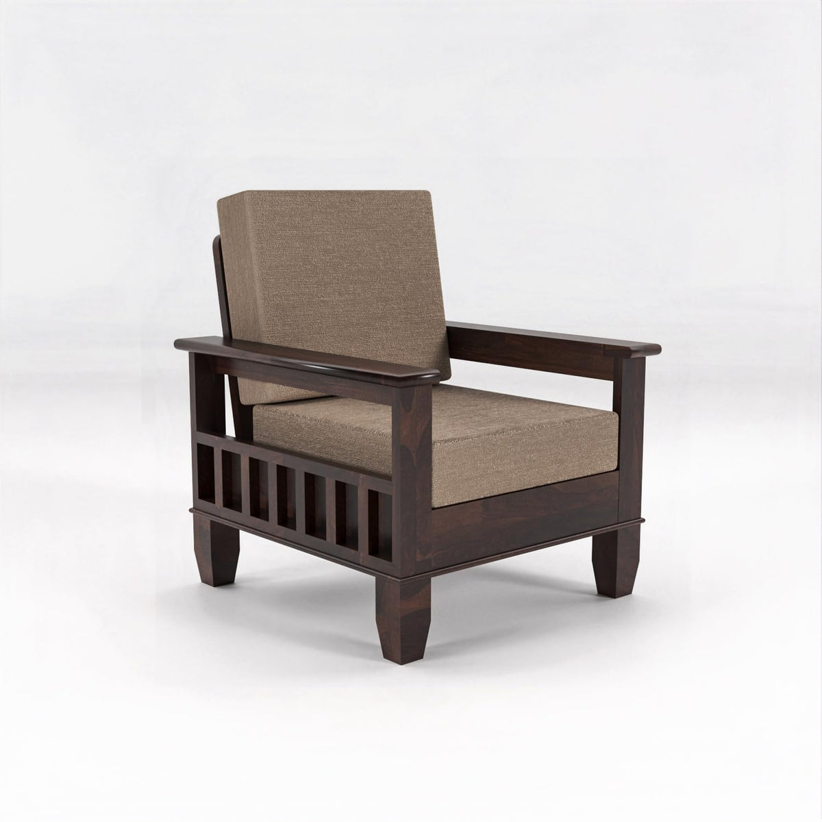 Bhagwati Art Sheesham Wood 1 Seater Sofa – Classic Design – view 24