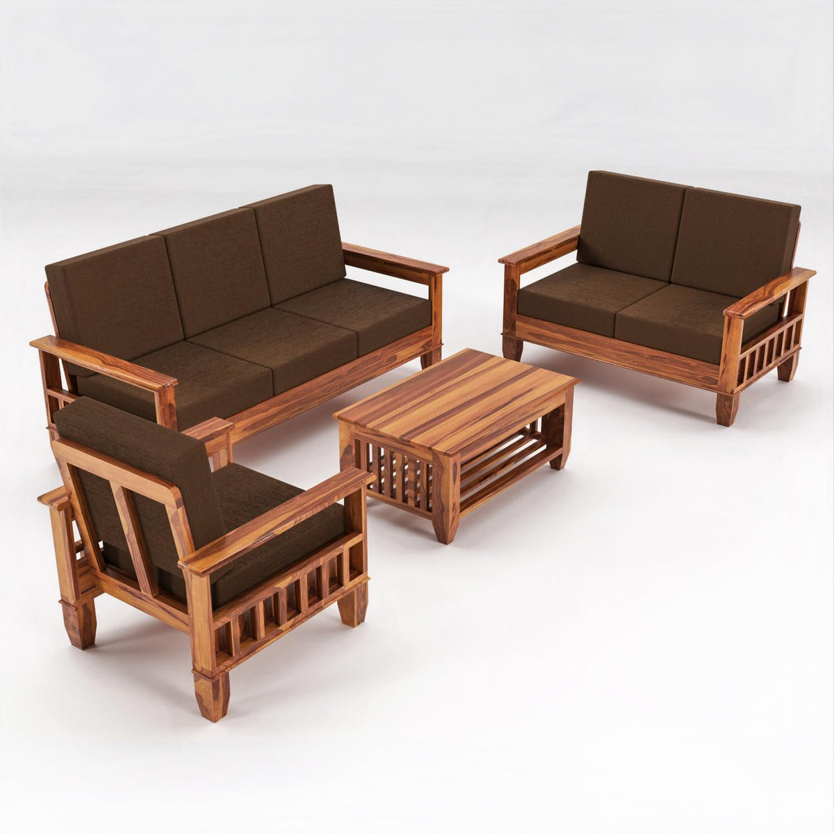 Bhagwati Art Sheesham Wood 6 Seater Sofa Set – Classic Design – view 21