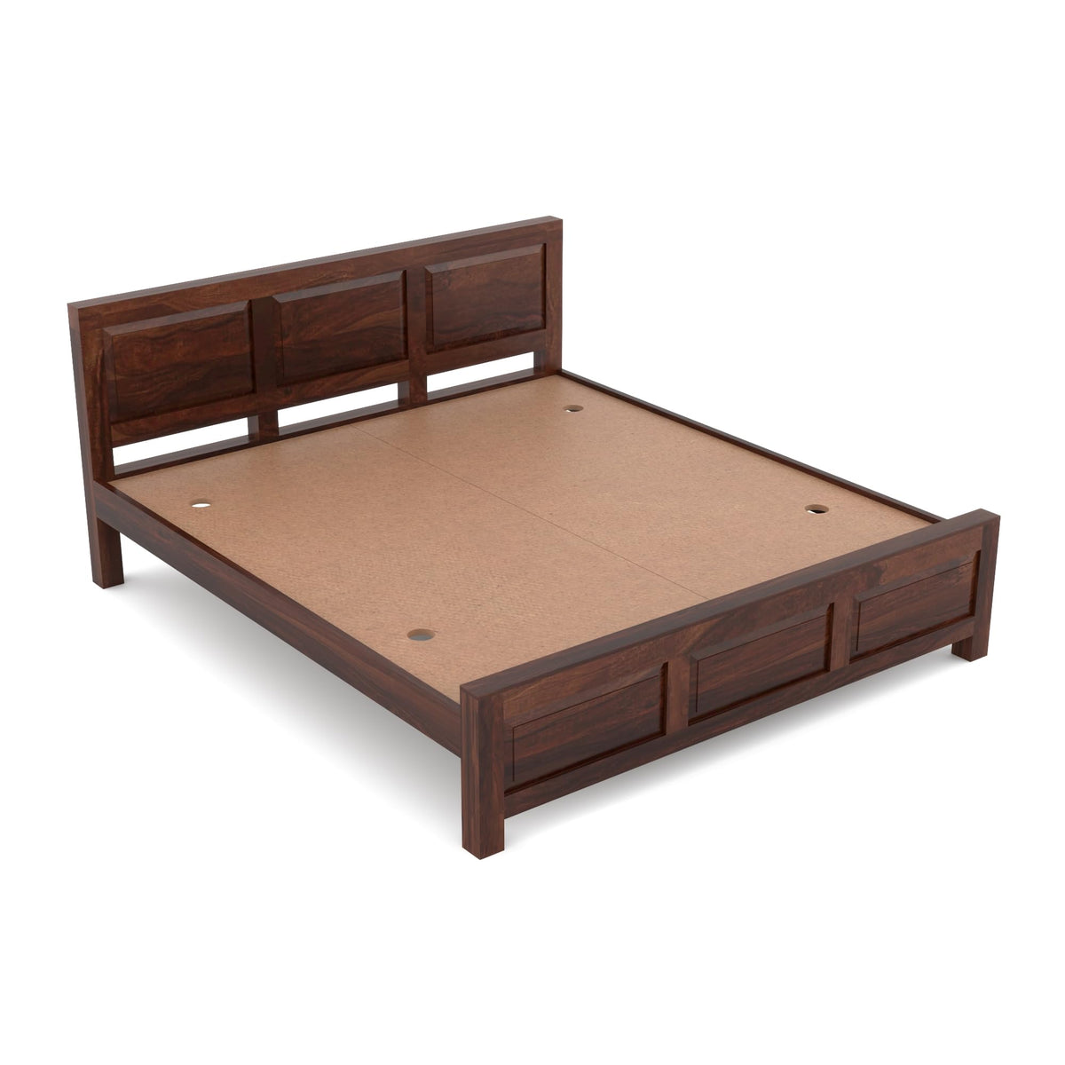 Bhagwati Art Sheesham Wood Bed without Storage – 3 Dalla Design – view 11